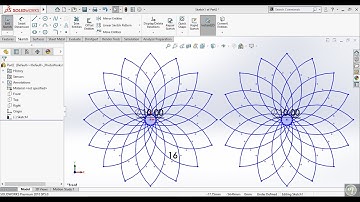 #solidworks tutorials | How to make simple flower on #solidworks