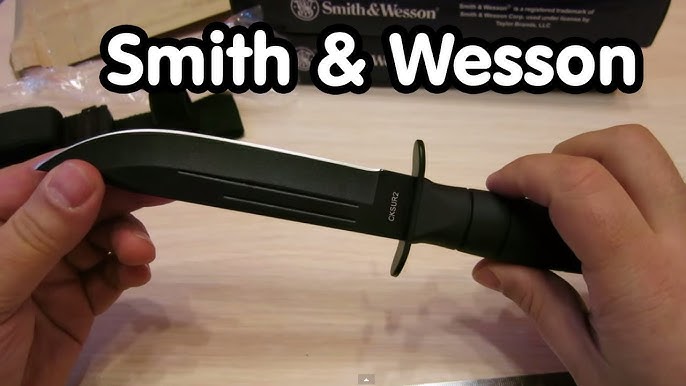 How to use The Sharpener that came with The S&W Search & Rescue Knife 