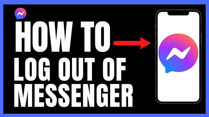 How to log out of Messenger 2022