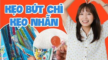 Keo Bút Chì Siêu Dài, Kẹo Nhẫn | Pít Ham Ăn | #Shorts
