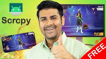 Mirror Android Screen to Windows PC Free- Scrcpy Free Tutorial (In Hindi)