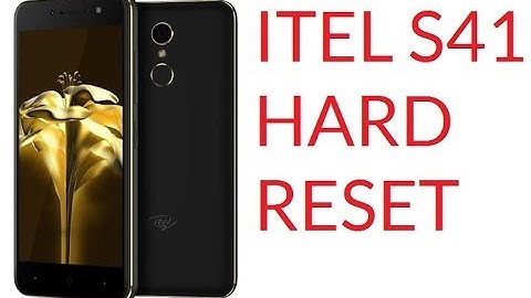 Itel S41 hard Reset