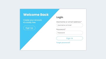 Login form Design Using Html Css only   Sign In Form Using Html Css