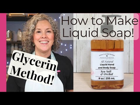 How to Make Glycerin Method Liquid Soap
