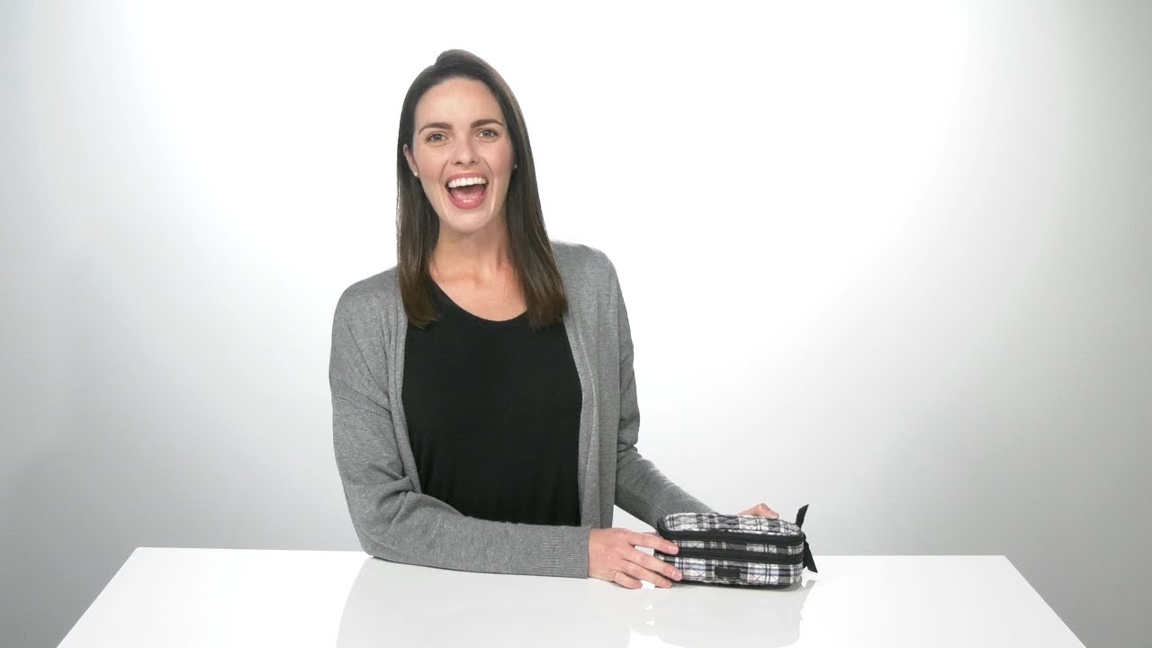 Vera Bradley Small Zip-Around Brush Case SKU: 9469122