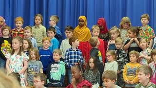 Roosevelt elementary Mankato Minnesota spring kindergarten concert