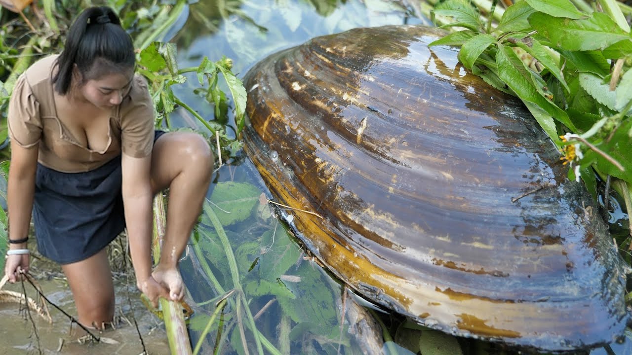 Extract sparkling pearls from freshwater mussels! The whole village is envious