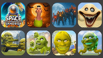 New Update Sandbox In Space Mod VS LIN GANG MELON Nextbots In Playground mod,Monster War,Skibidi,...