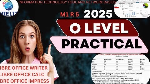 o level practical 2025 | M1 R5 practical question paper |  o level previous year  practical question