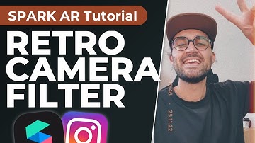 Retro Camera Filter - Spark AR Studio Tutorial! + Free Assets | Create your own Instagram filter