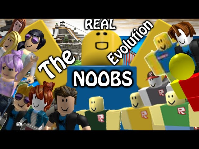 The Real Evolution Of Roblox Noobs Youtube - evolution of roblox characters