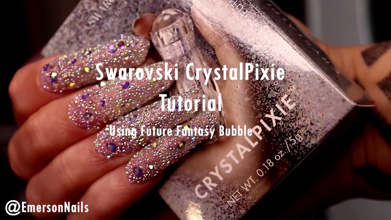 Nail Art Swarovski® Crystal Pixie™ Edge Tropic Seafoam - Crystal Nails