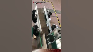 Inline wet glue labeling machine for tin can|YQ machinery round container paste label applicator