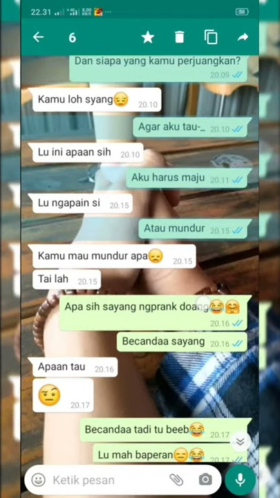 Prank Chat Pacar Pake Lagu TikTok || Lagu TikTok Bareng Pacar || Auto Bikin Baper🙂🥰