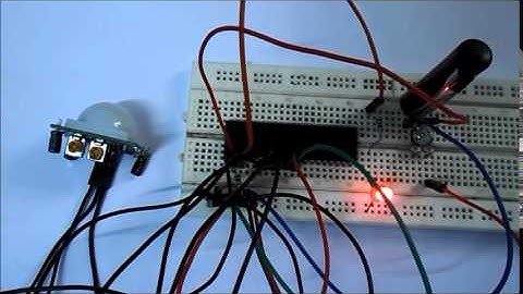 Automatic Staircase Light using PIR Sensor and AVR Microcontroller