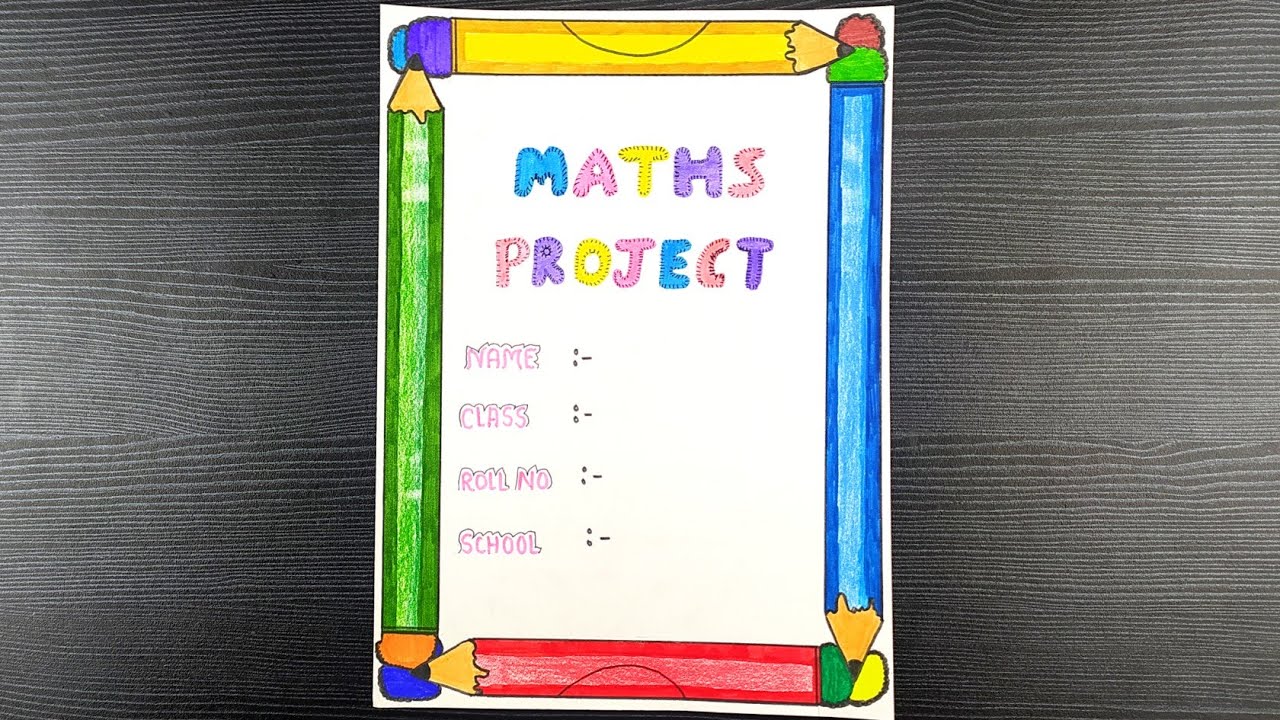 front page design for mathematics assignment