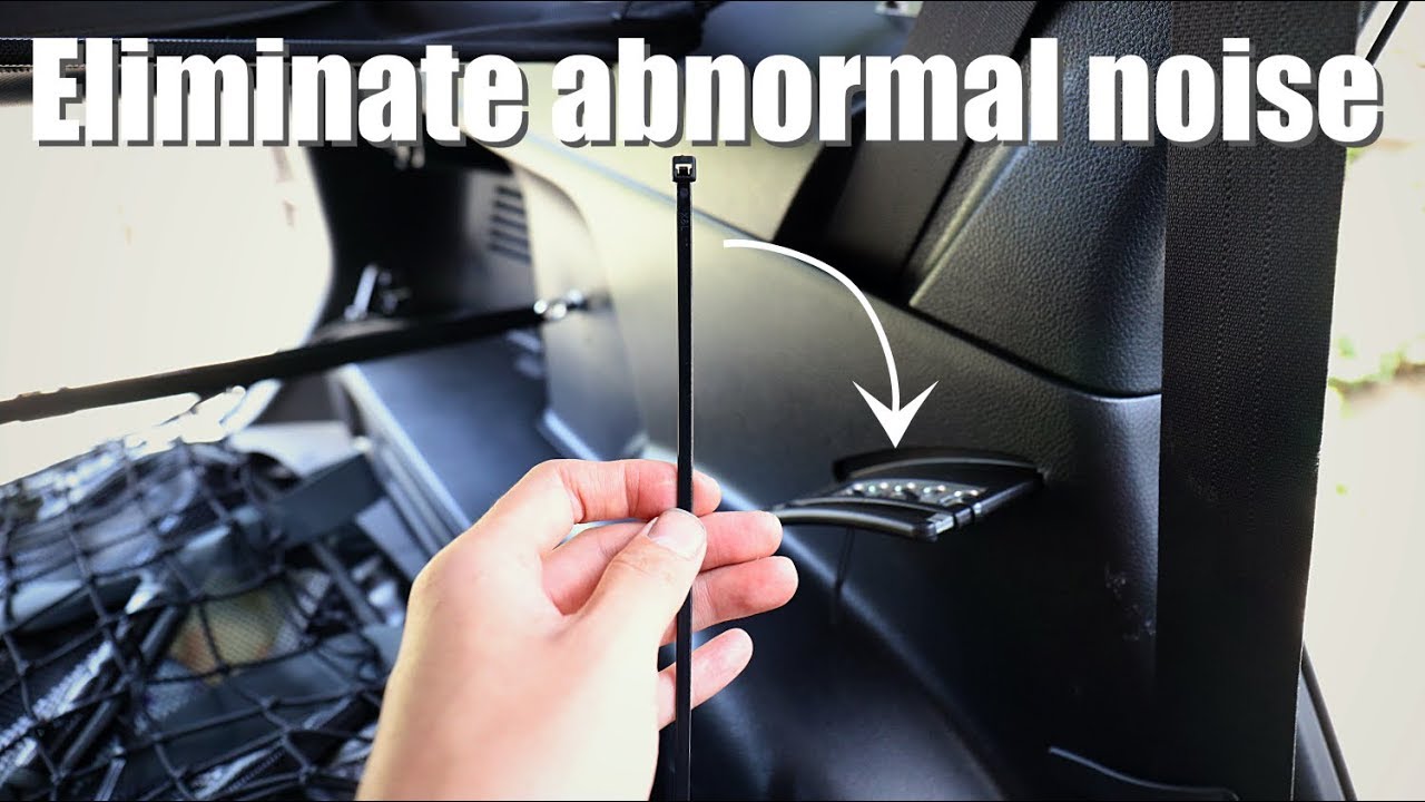 X-TRAIL T31 / Eliminate abnormal noise from rear seats with one