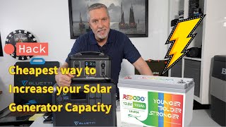 The Cheap Way to Upgrade Your Solar Generator Capacity: REDODO LiFePo4 vs expensive add-on battery