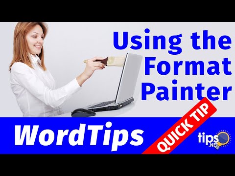 Using the Format Painter