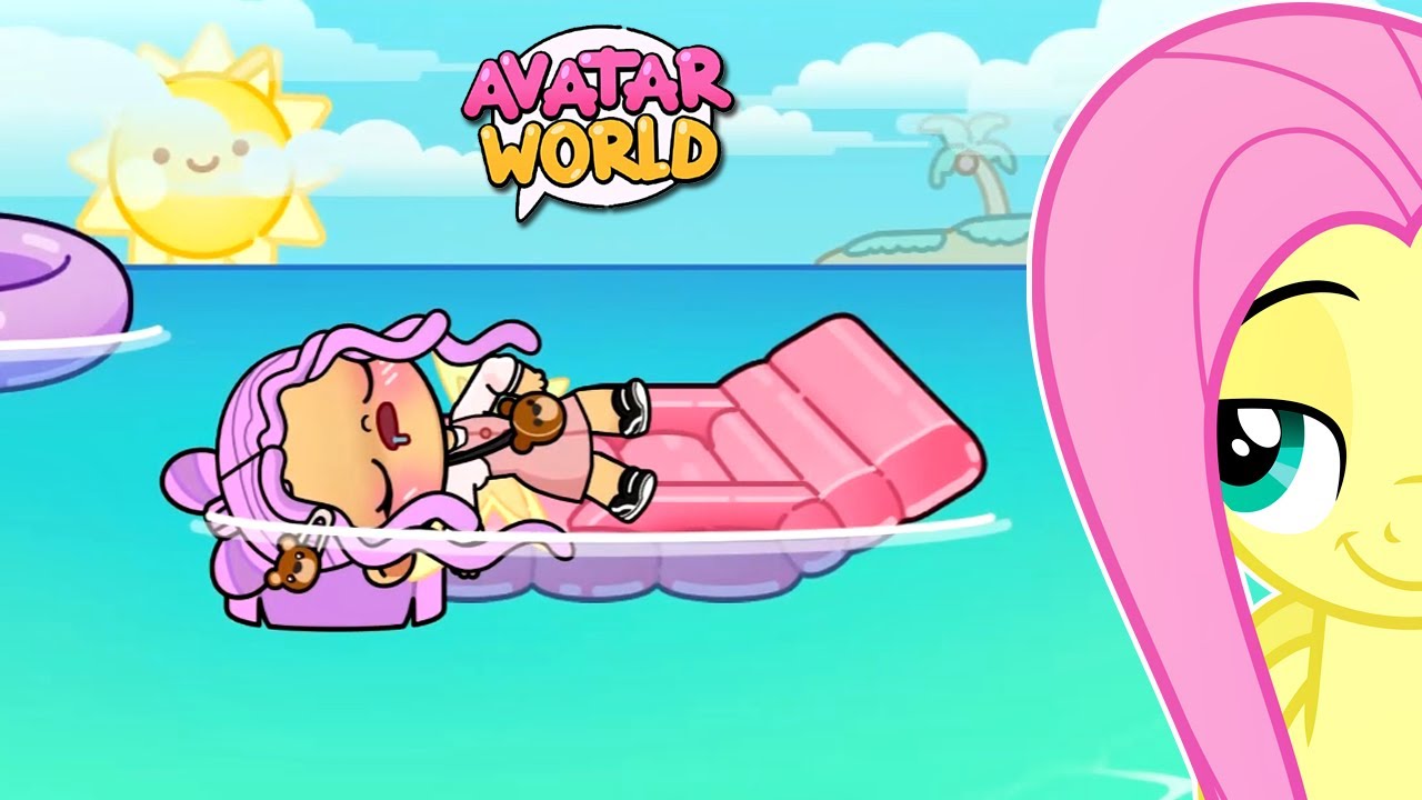 VIAJAMOS PARA A PRAIA no AVATAR WORLD 