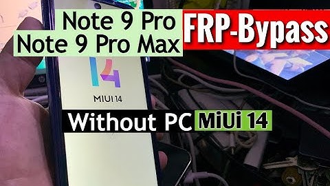 FRP Bypass Redmi Note 9 PRO MIUI 14 || Without Pc  | MIUI 14 | Redmi Google Account Lock Unlock
