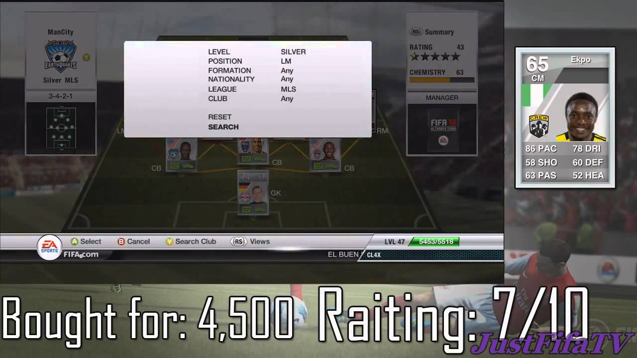 Fifa 12 Ultimate Team - Silver MLS Squad Builder - FifaClayton