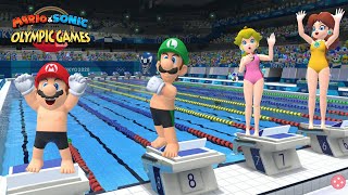 Swimming - 100m Freestyle  Mario & Sonic At The Olympic Games Tokyo 2020 Team Mario & Sonic Games