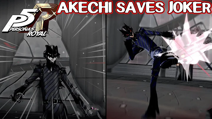 Akechi saves Joker - Persona 5 Royal