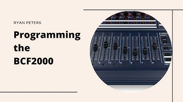 How To Program The BCF2000