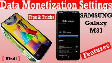 Data Usage Setting in Samsung Galaxy M31 | Set Data Warning | Set Data Limit | Tips & Tricks