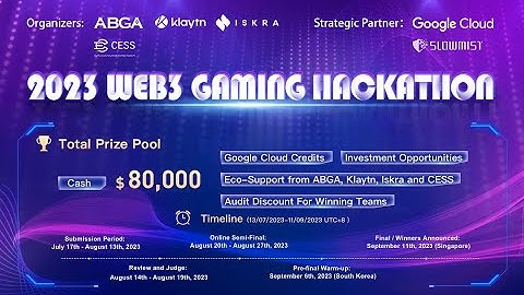 ABGA✖️Klaytn✖️Iskra✖️CESS Web3 Gaming Hackathon 2023 Grand Final