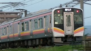 115系新潟A4+A14+A8編成　信越本線下り453M