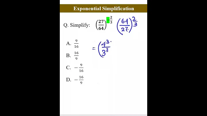 Exponential Simplification  #shorts #maths #algebra #exponentialequation  #mathpractice
