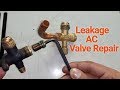 Air conditioner repair leaked service valve in Urdu/Hindi