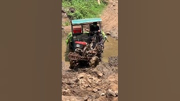 #shorts xe 2 cầu chở chuối xuống nước và cái kết #shortsa #automobile #haihuoc #farming #comedy