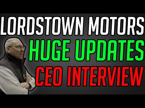 EXCLUSIVE INTERVIEW WITH LORDSTOWN MOTORS CEO - STEVE BURNS.