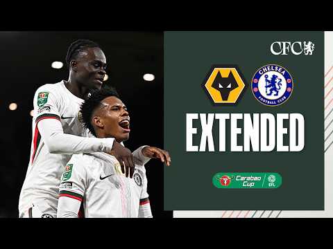 Wolves 3-4 Chelsea | HIGHLIGHTS - Extended | Carabao Cup 2025/26
