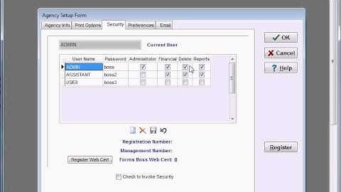 ACORD Forms Agency Setup