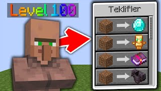 Minecraft ama KÖYLÜLERİ GELİŞTİREBİLİYORUM!