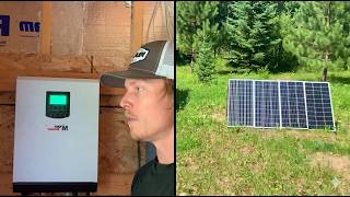 Installing Solar Power at Our Off Grid Cabin