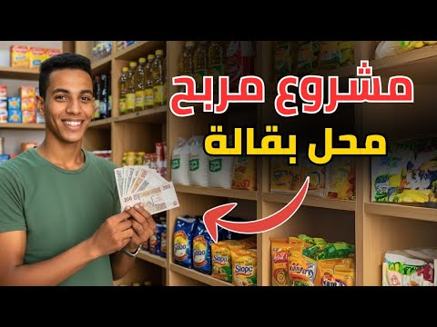 مشروع مربح 2026 دراسة جدوى مشروع بقالة برأس مال بسيط وأرباح ثابتة
