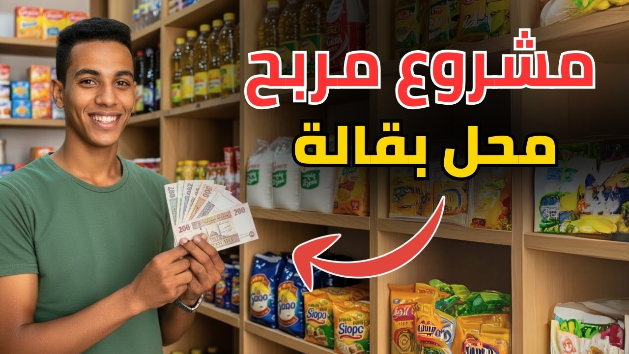 مشروع مربح 2026 | دراسة جدوى مشروع بقالة برأس مال بسيط وأرباح ثابتة