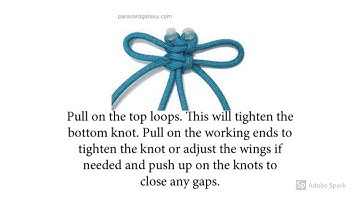 Paracord Dragonfly Keychain Tutorial