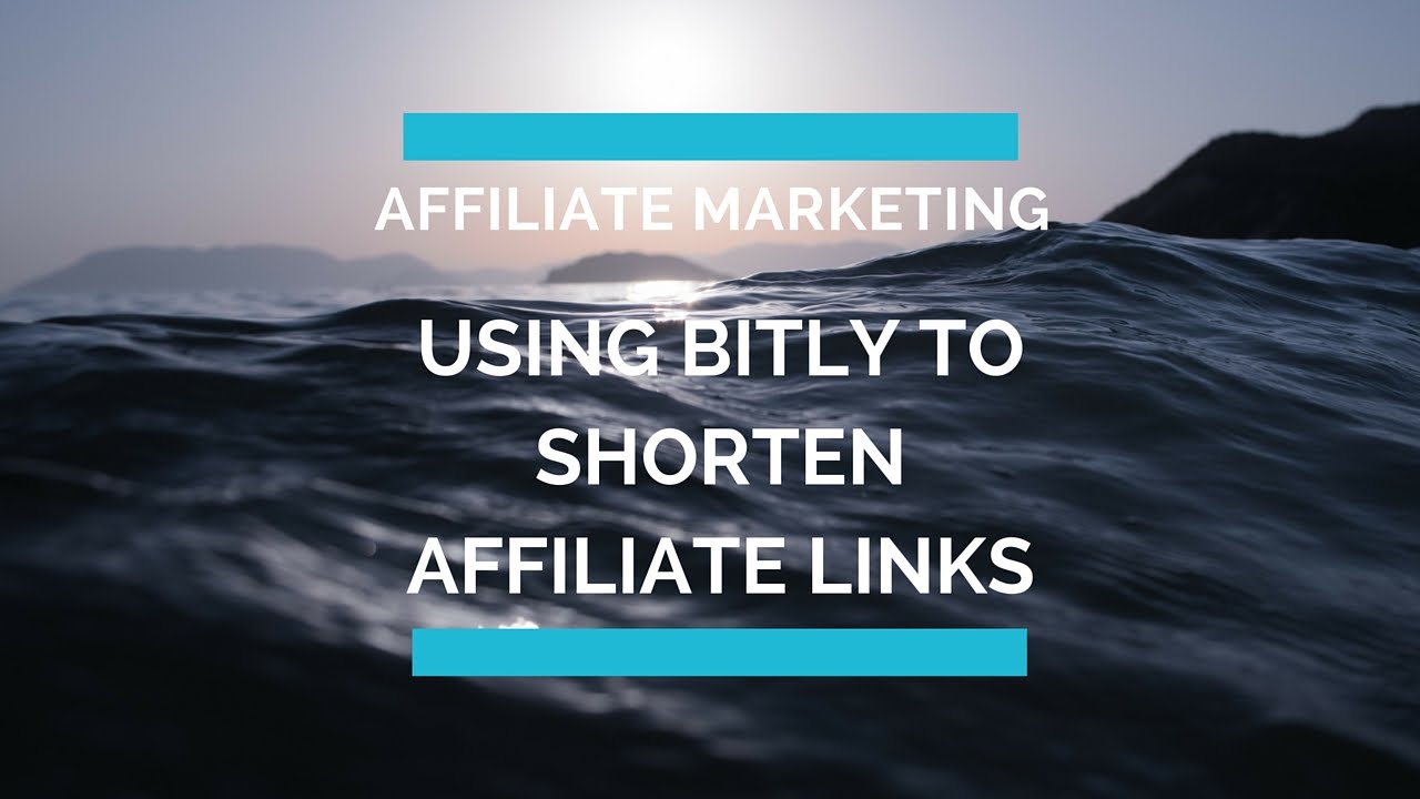 How To Shorten and Track Affiliate Links with Bitl ly YouTube