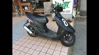 00キロオーバー スクーター　スーパースポーツチャンバーサウンドを聞け　ホンダ・ライブディオZX　Honda LiveDio ZX　ホンダ ライブDio ZX