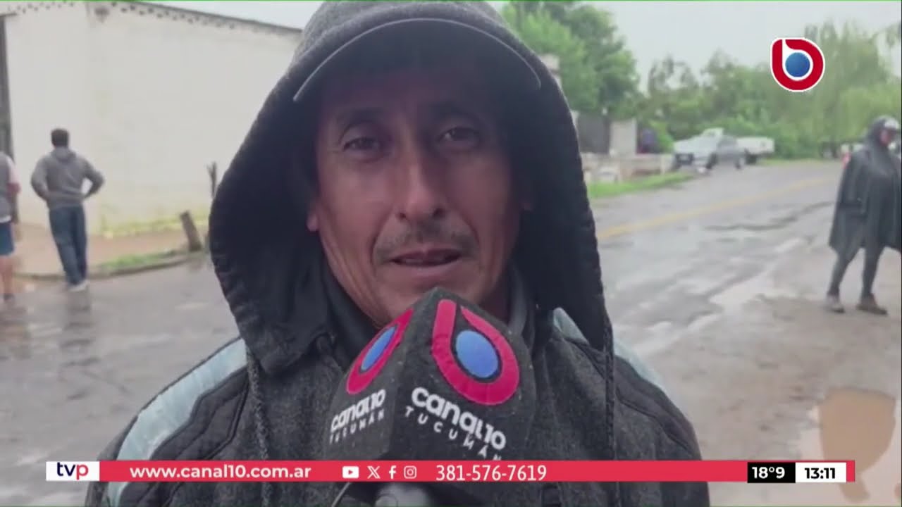 Fuerte temporal en el sur tucumano