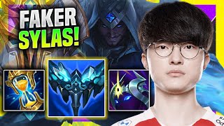 FAKER DOMIANTING WITH SYLAS! - T1 Faker Plays Sylas Mid vs Galio! | Season 11