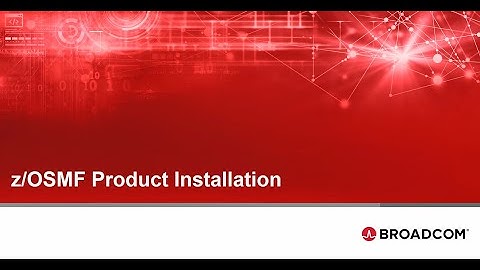 zOSMF Product Install