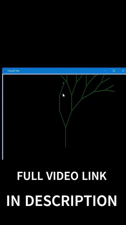 Stunning Fractal Tree Art | Python Turtle Graphics Tutorial - YouTube