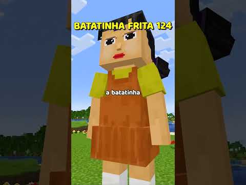 CRIEI BATATINHA FRITA do Round 6 NO MINECRAFT
